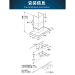 SIEMENS/西門子LC 45 S 950 TI/LC 45 SK 155 W換気扇家庭用LC 45 S 950 TI 895 mm幅