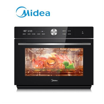 美的なMidea S 5-L 300 Eオーセンの家庭用一体機で蒸して焼く熱風オーブは低温発酵します。蒸して焼いて、1、2段で調理します。